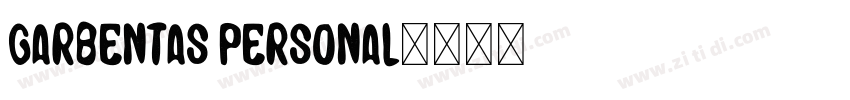 Garbentas Personal字体转换